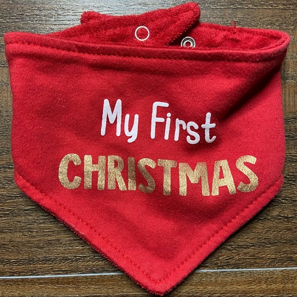 Thanksgiving outfit and first Christmas bib - Picture 5 of 11